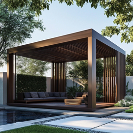 Aluminum Louvered Pergola